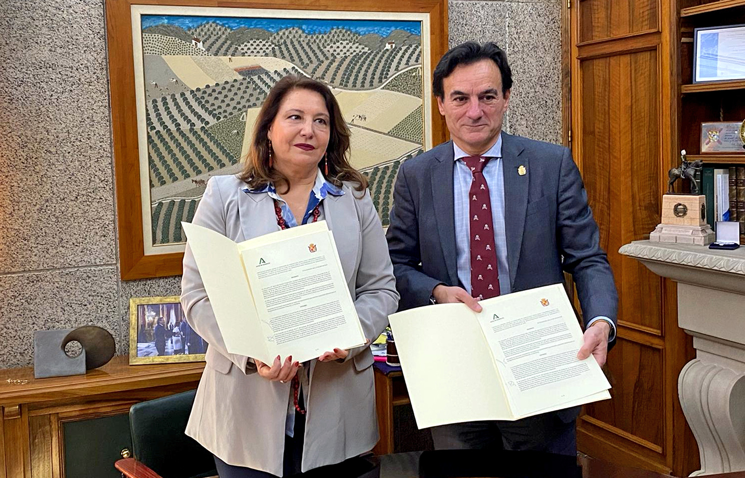 La consejería de Agricultura y el Ayuntamiento de Jaén unen fuerzas para impulsar la futura depuración de aguas residuales en Los Puentes
