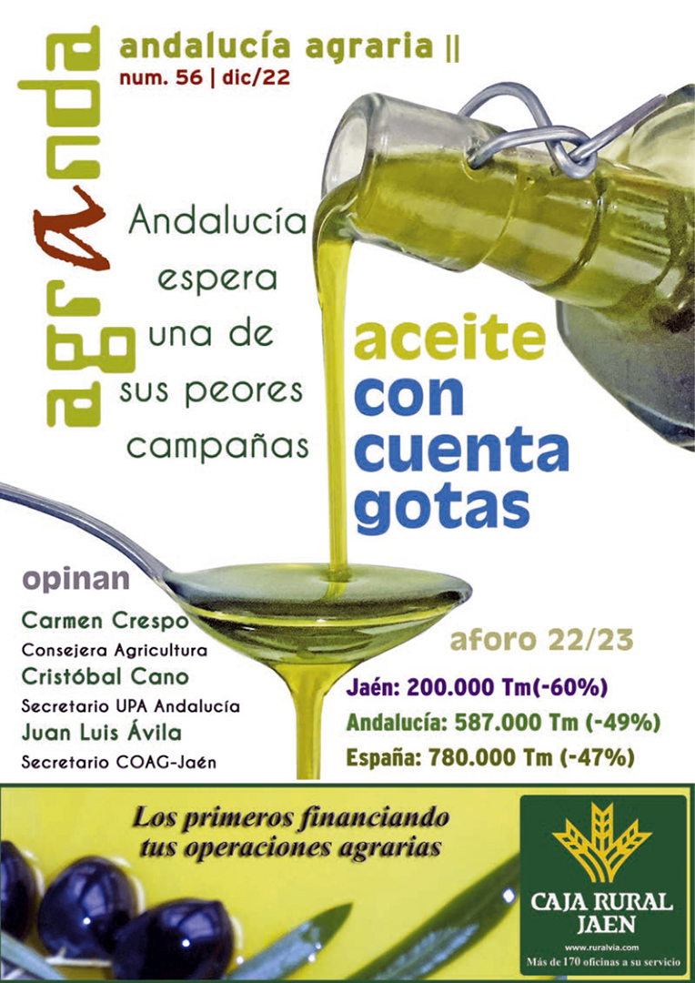 Último número de la revista Andalucía Agraria –AGRANDA- con los datos de la campaña aceitera 22/23 y el balance de la anterior (2)