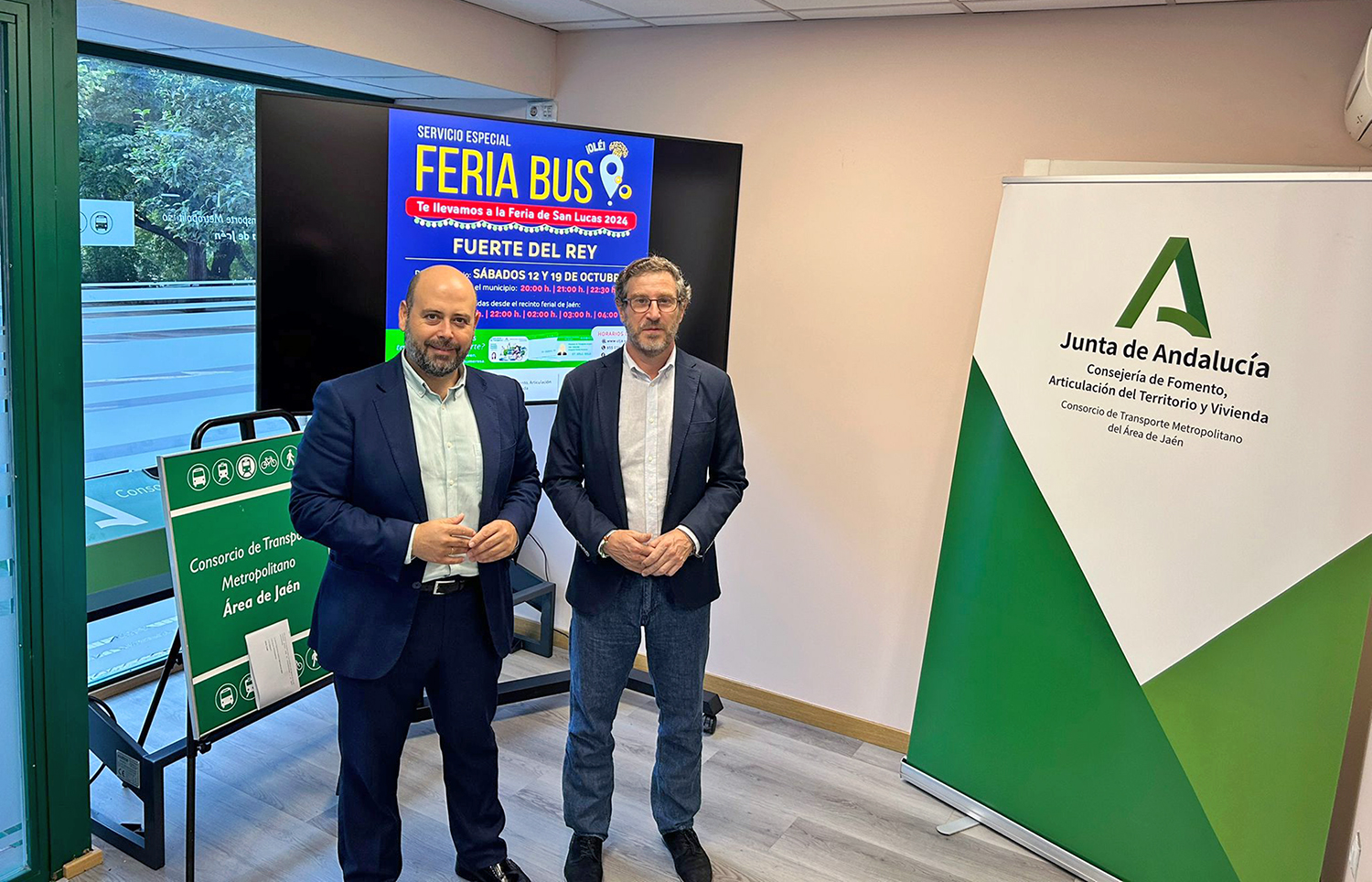 La consejería de Fomento de la Junta habilitará un servicio especial de autobuses metropolitanos con motivo de la Feria de San Lucas