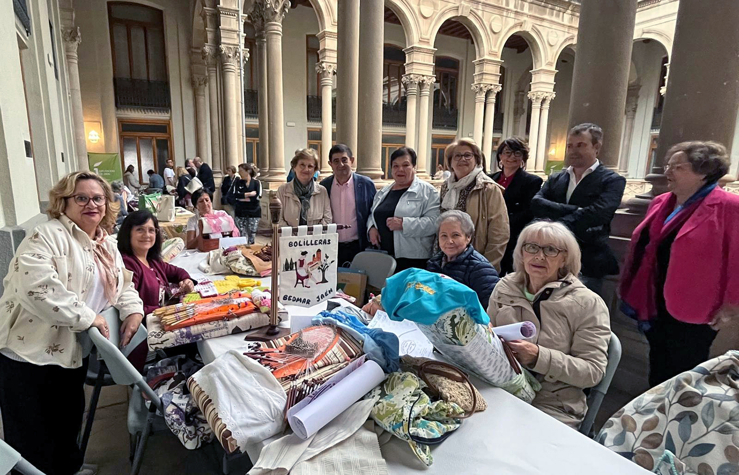 Unas 160 personas de Almería, Málaga, Ciudad Real, Murcia y Jaén se dan cita en el XXIII Encuentro Nacional de Encaje de Bolillos